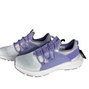 Athletic Works Girls Sneakers Size 3 Purple White Lightweight Athletic Shoes